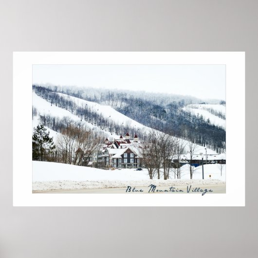 Poster aus Blue Mountain Village, Ontario (Vorne)