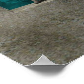 Poster aus einem Fenster (Ecke)