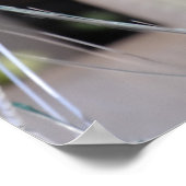 Poster aus gebrochenem Schaufenster (Ecke)