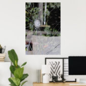 Poster aus gebrochenem Schaufenster (Heimbüro)