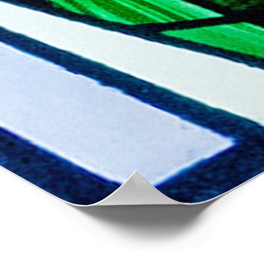 Poster aus Glasmalereien (Ecke)