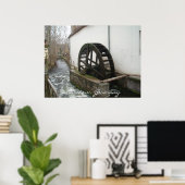 Poster aus Holz (Heimbüro)