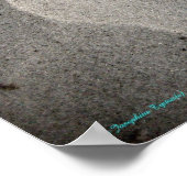 Poster aus Quarzsand Abstrakt von Siesta Keys (Ecke)