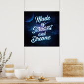 Poster aus Stardust und Dreams Square (24x24) (Küche)