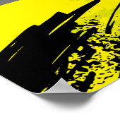 Poster-Auto drucken Poster (Ecke)