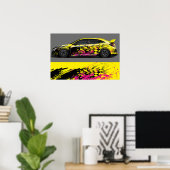 Poster-Auto drucken Poster (Heimbüro)