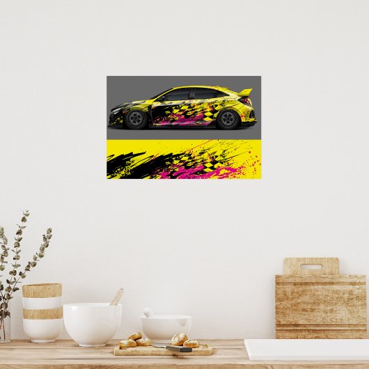 Poster-Auto drucken Poster (Küche)