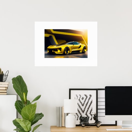 Poster-Auto Poster (Heimbüro)