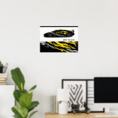 Poster Auto Racing (Heimbüro)