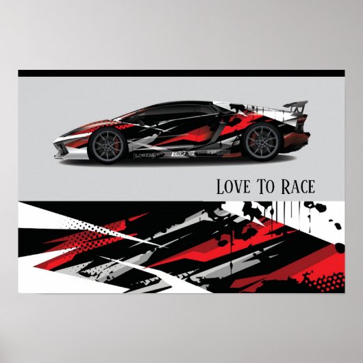 Poster Auto Racing (Vorne)