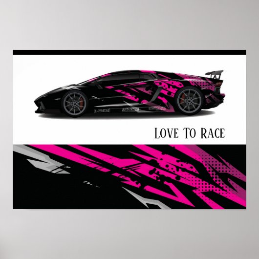 Poster Auto Racing (Vorne)