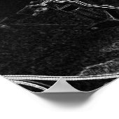 Poster B/W Drumset 1 (Ecke)