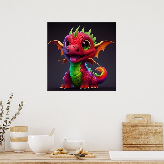 Poster Baby Dragon (Küche)