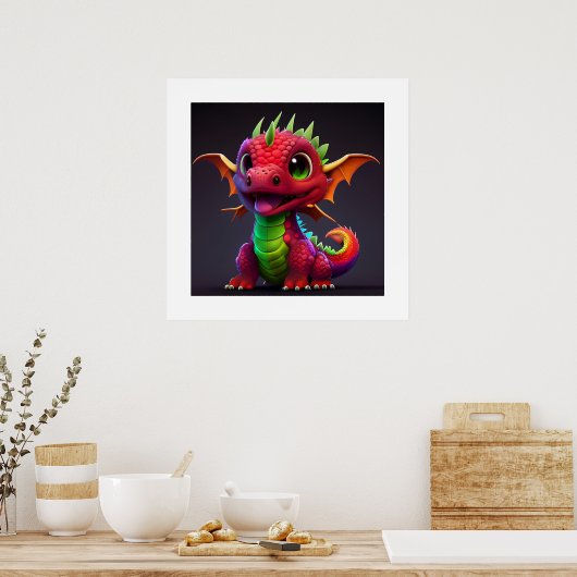Poster Baby Dragon (Küche)