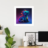 Poster Baby Dragon (Heimbüro)