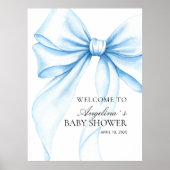 Poster Baby showerv delicate bow. (Vorne)