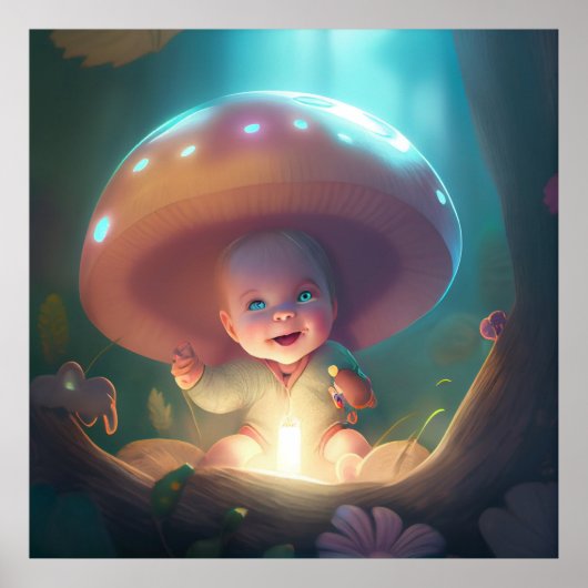 Poster baby smiling (Vorne)