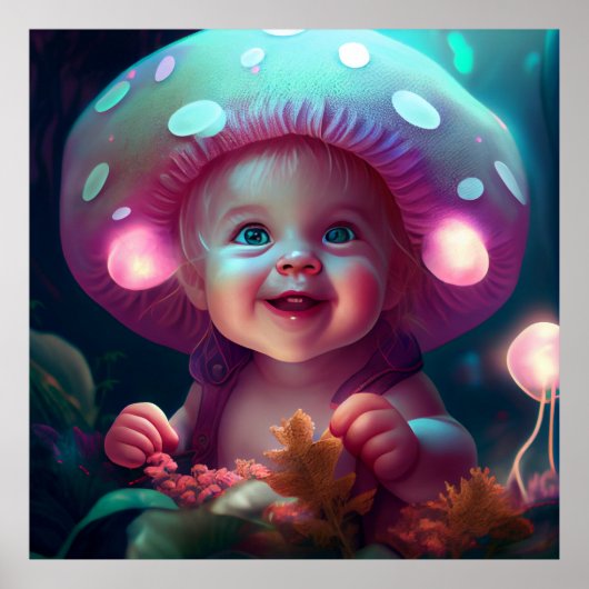 Poster baby smiling (Vorne)