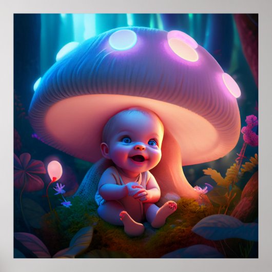 Poster baby smiling (Vorne)