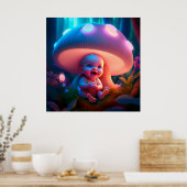 Poster baby smiling (Küche)