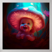 Poster baby smiling (Vorne)