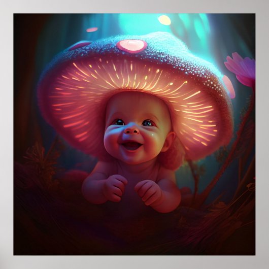 Poster baby smiling (Vorne)