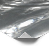 Poster Baby Swan Schwimmen (Ecke)