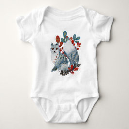 Poster Babydusche rot und blau mit Tieren Baby Strampler