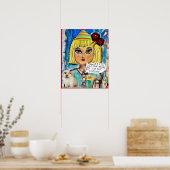 - POSTER Bad Girl Art Poster (Küche)