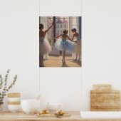 Póster Bailarinas frente a la ventana Poster (Küche)