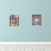 Póster Bailarinas frente a la ventana y Arabesco Bilderwand Sets (Holzboden)