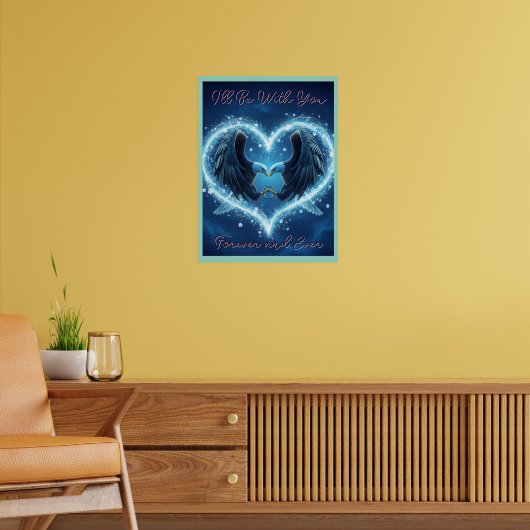 Poster Bald Eagle Heart Complete Unity Centerpiece (Wohnzimmer 2)