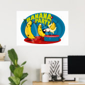 Poster Banana Party (Heimbüro)