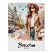 Poster Barcelona (Vorderseite)