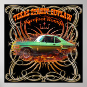 Poster "Barefoot Ronnie" 71 Green Yenko Nova (Vorne)