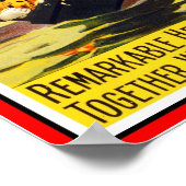 Poster Barnum & Bailey Circus Water Coney Island (Ecke)