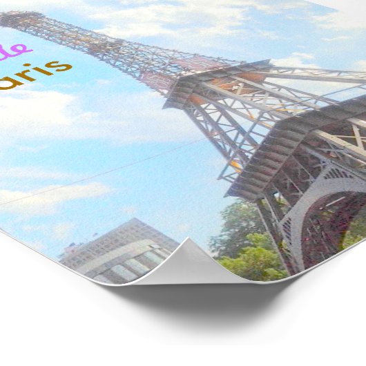 Poster Bastille Paris (Ecke)