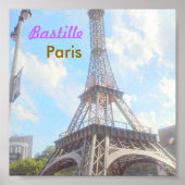 Poster Bastille Paris (Vorne)