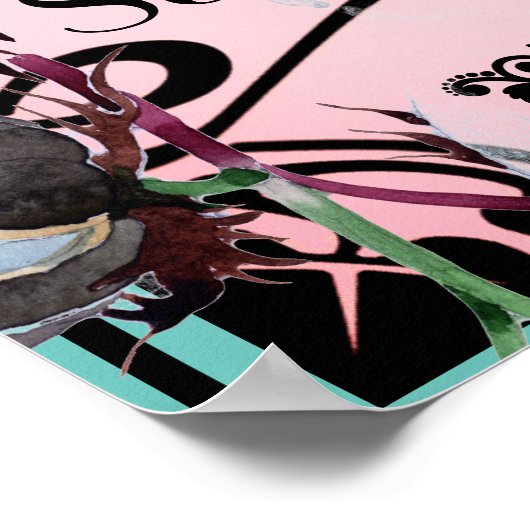 Poster-Bath-Regeln Poster (Ecke)