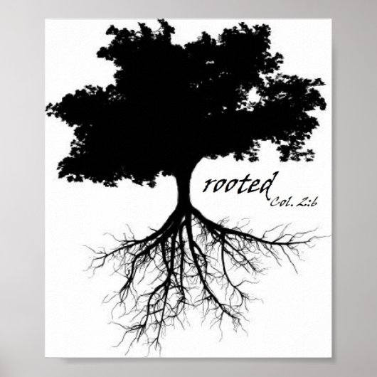 Poster (Baum "wurzelt" mit/ Spalte 2:6) (Vorne)