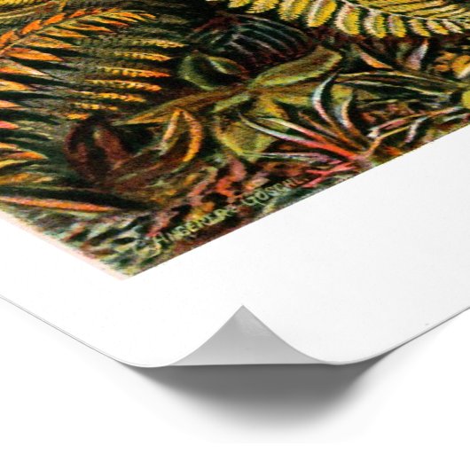 Poster (Baumfarn) (Ecke)