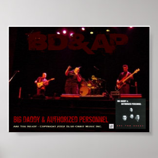 Poster - BD&AP Konzert "Are You Ready" Promo