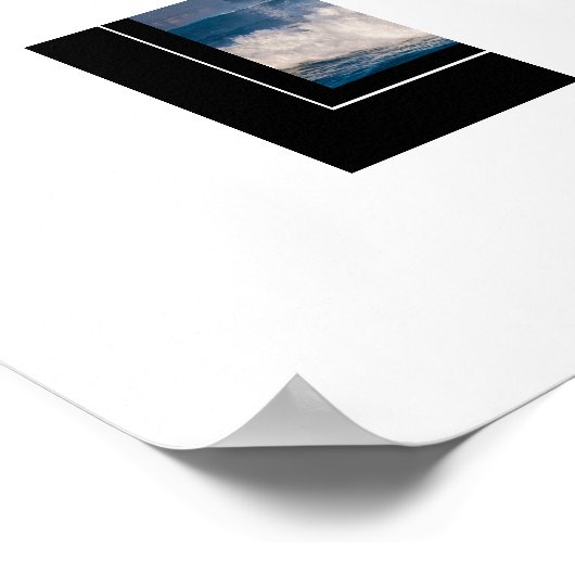 Poster Beach Scene (Ecke)