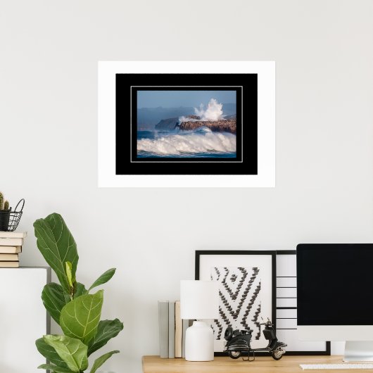 Poster Beach Scene (Heimbüro)