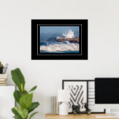 Poster Beach Scene (Heimbüro)