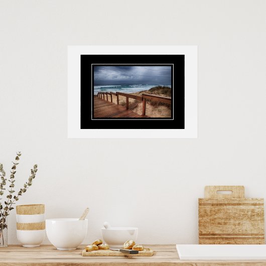 Poster Beach Scene (Küche)