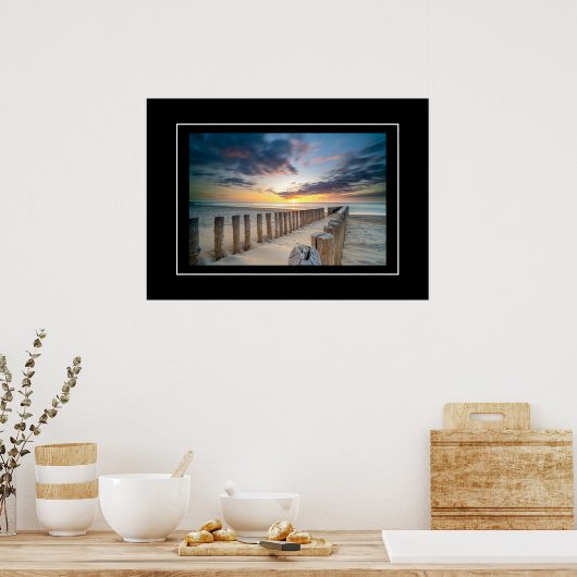 Poster Beach Scene (Küche)