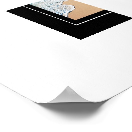 Poster Beach Scene (Ecke)