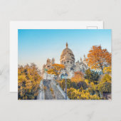 Poster Beautiful Sacre Coeur Postkarte (Vorne/Hinten)