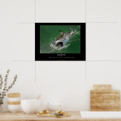 Poster "Beauty" von Great White Shark (Küche)